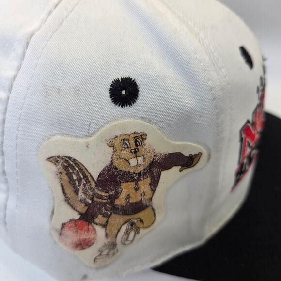 Logo 7 1997 NCAA Basketball Championship Hat OSFA MN Gophers Patches White - Picture 3 of 9